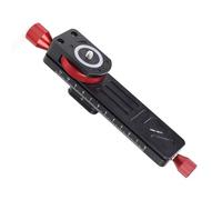 Geavonyg Piste De Mise Point Macro LCB-16M pour Les Séances Photo en Gros Plan Base Rotation Panoramique en Métal Curseur Piste Mise Point Macro Caméra Professionnel