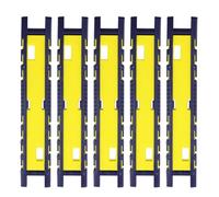 Geavonyg Planche À Enrouler De Ligne Pêche 5 Pièces Organisateurs Snell Crochet avec Boîte Rangement Leader Stockage Pêche