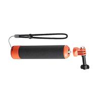 Geavonyg Poignée De Caméra d'action À Flotteur Élevé avec Sangles Amovibles Conception ABS Étanche pour Les Aventures De Surf Et De Plongée Caméra De Sports Nautiques Poignée Flottante