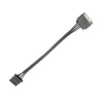 Geavonyg Portable 15pin Mâle À Gros Big 4pin Femelle 15pin d'alimentation Câble 'Extension 'Alimentation 1 À 2/1 Câble 4pin pour PC Desktop Drives Hard Drives Splitter