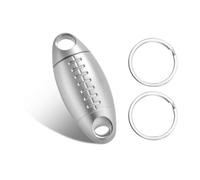 Geavonyg Porte-clés À Dégagement Rapide Boucle en Alliage Métallique Clip De Robuste Porte-clés Détachables pour Hommes Et Femmes Clip De Robuste