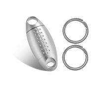 Geavonyg Porte-clés À Dégagement Rapide Boucle en Alliage Métallique Clip De Robuste Porte-clés Détachables pour Hommes Et Femmes Clip De Robuste