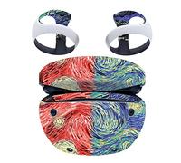 Geavonyg pour PS-5 VR2 Lunettes Autocollant Film Étui De Protection PS-5 VR2 Film Lunettes Contrôleur Corps Entier Masque Décalcomanies Peau PC Gaming Casque Réalité Virtuelle Accessoire Protection