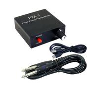 Geavonyg Préamplificateur Piézo-électrique avec Longue Durée De La Batterie Et Durabilité du Boîtier en Métal pour Équipement Auditif Bureau D'instruments Musique