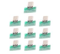 Geavonyg Précision 24 Broches USB 3.1 Type C Femelle Carte De Test Mise À Niveau La Carte Connecteur pour La Transmission Données Vitesse Ensemble Circuits Imprimés Développement Électronique