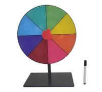 Geavonyg Prix de Table Plateau Tournant Roue Jeu Prix Plateau Tournant Dessine Une Roue Roulette pour Les Rassemblements Fête Carnavals Salon Professionnel Party Turn Plate