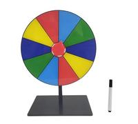 Geavonyg Prix de Table Plateau Tournant Roue Jeu Prix Plateau Tournant Dessine Une Roue Roulette pour Les Rassemblements Fête Carnavals Salon Professionnel Party Turn Plate