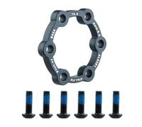 Geavonyg Remplacement du Disque De Frein À Scooter Électrique 6 Trous avec 6 Vis Hubs Hosting Tampons De Coussinets