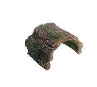 Geavonyg Résine Arbre Cachettes Aquariums du Paysage comme Le Souche d'arbre Figurine Abri Cave Sécurité Et Décoration Coulable Ornement Aquariums