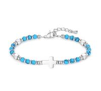 Geavonyg Rond À La Main Religieux Stone Natural Bangles Stone Présente pour La Et Le Perlé par l'homme