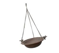 Geavonyg Rust Resistant Outdoor Bird Feeder Featuring Flying Birds Sculpture for Patio Wildlife Attraction Artistic Wrought Iron Supplier