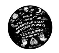 Geavonyg Skull Sun Moon Astrologie Pendulems Mat Pad Tarot Tarot Antiskid Rubber Mat Altars pour CARDE Part
