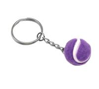 Geavonyg Tennis Keychain Keyring Key Chain Playing Balls Metal Key Rings Hanging Decorations for Keys Backpacks Tennis Balls Pendant