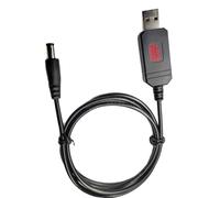 Geavonyg Tentures Numériques Multifonctionnelles Câble Boosters Entrée 5V Entrée À La Sortie 9v12V Compatible pour Divers Dispositifs DC5.5x2.1 Mm