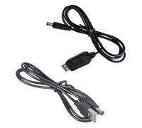 Geavonyg USB DC5.5x2.1mm Câble De Boosting d'alimentation 5V À 9V / 12V Cordon d'alimentation pour Les Crampons avec des Surcharges Protections Protection 100 Cm Tensions Boosters Câble