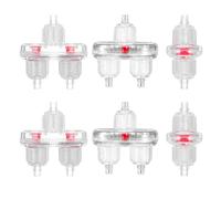 Geavonyg Vannes d'air Unidirectionnelles pour Réservoirs De Poisson Oxygène 3/16 Pouces Tubes De Compagnie Aérienne Anti-Reflux Accessoires D'aquarium