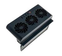 Geavonyg Ventilateur De Refroidissement Voiture USB Technologie Triple Ventilation Grands Angles 180 ° Ventilateurs Refroidissement Radiateur Circulation D'air Ventilateur D'extraction