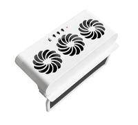 Geavonyg Ventilateur De Refroidissement Voiture USB Technologie Triple Ventilation Grands Angles 180 ° Ventilateurs Refroidissement Radiateur Circulation D'air Ventilateur D'extraction
