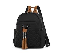 Geavonyg Women PU Leathe Daypack Teenages School Backpack Student Shopping Female All-matching Travel Women Pu Leather Female Leisure Teenager Girls Travel