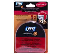 GEB 821523 Blister de Tresse Ø 10 à 9 mm Longueur 2,50 m Clair