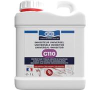 GEB Chauffage - Inhibiteur polyvalent G110, Protège les circuits de chauffage contre la corrosion, les boues et le tartre. Compatible planchers chauffants - 1 litre