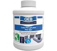 GEB Colle Gel Plus pour PVC Rigide Pression et évacuation Contact Eau Potable - Pot 500ml