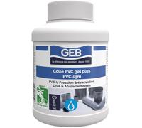 GEB Colle gel plus PVC - Pot 250 ml
