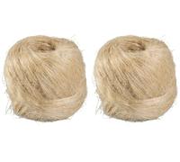 GEB filasse de lin peigné complément de pâte à joint pour raccords filetés métal. Bobino dévidoir - 18g (Lot de 2)