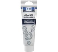 GEB Graisse graphitée pour serrure, lubrification sèche et étanchéité de systèmes soumis à haute températures ou très fortes charge - Tube 125ml