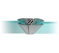 GEB Joints de porte de douche aimantés – 2 x 2 m – EP 5–8 mm – 90°/180°