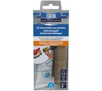 GEB Kit étanchéité Complet pour raccords à Visser métalliques. Démontable - Remise en Eau immédiate - Compatible Eau Potable - Tube 50ml + Filasse 20g, Vert