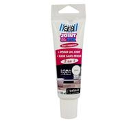 GEB Mastic JOINT et FIX 100 ml pour réaliser des joints étanches, fixer sans percer, réaliser des collages sur tous matériaux - Blanc