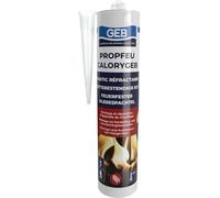 Mastic réfractaire pour appareils de chauffage et foyers de cheminée.
