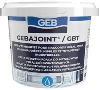 GEB Pâte d’étanchéité durcissante pour raccords filetés en chauffage Beige 500 g