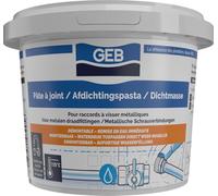 GEB Pâte à joints pour raccords à visser métallique - Pot de 500g - Spécial eau potable