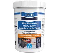 GEB – Pâte décapante étain/cuivre – Brasure tendre – soluble dans l'eau – sans odeur – Pot 150 ml