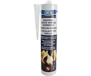 GEB Propfeu Mastic colle spécial barbecue pour les éléments réfractaires - Cartouche 310ml