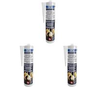 GEB Propfeu Mastic colle spécial barbecue pour les éléments réfractaires - Cartouche 310ml (Lot de 3)
