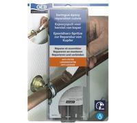 GEB Seringue époxy couleur cuivrée pour réparation durable des canalisations rigides