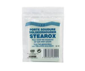 GEB STEAROX porte soudure. Feutre imprégné pour lissage des soudures type étain-plomb avant solidification, sans se brûler. A combiner avec le suif afin de se protéger de la chaleur. (Lot de 6)