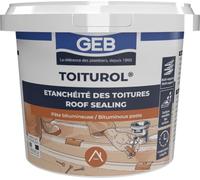 GEB - Toiturol Pâte à base de dérivés bitumeux pour l'étanchéité des toitures Boîte 400 g