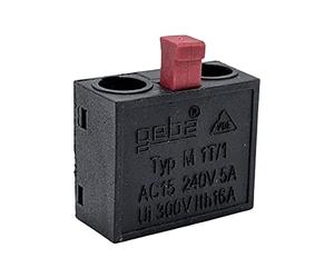 Geba M-1T/1 Micro interrupteur à clé Rouge