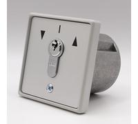 GEBA MR 1-2T/1 - Contacteur à clés universel - 2 impulsions - Montage encastré - Réf : 017.1301.10-3 clés - 2 impulsions indépendantes - Barillet européen + 1 Goodies DOMOBIP