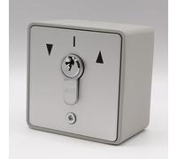 GEBA MS APZ 1-2T - Contacteur à clés applique universel - 2 fonctions impulsions - Réf : 107.1301.10-3 clés - 2 sorties NO impulsionnelles - Barillet européen + 1 Goodies DOMOBIP