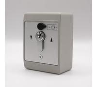 GEBA MSB-APZ 1-2T/1 (108.1311.10) - Contacteur à clé en applique avec Débrayage de secours - IP54 - 3 clés inclus - Fabrication allemande + 1 Goodies DOMOBIP