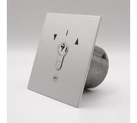 GEBA MSR 1-2T/1 (117.1301.10) - Contacteur à clé encastrable universel - Commande 1-2T NO - IP54 - Fabrication allemande - 3 clés incluses - Barillet Européen + 1 Goodies DOMOBIP