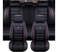 GEBBEM Housse Siege Voiture pour Land Rover Range Rover Sport (L494) 5seats/2014-2018 2019 2020 2021, Ensembles de Housses de Siège sur Mesure Protege Siege Voiture Interieur Accessoire,Black-Red
