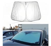 GEBBEM Pare Soleil Pare Brise Voiture pour Skoda Kodiaq, Pliable Pare-Soleil Fenêtre Avant Anti UV Protection Solaire Accessoires,Silver