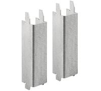 Geberit Duofix support set 111847001 Jeu de 2 pièces, pour céramique WC avec une petite surface de contact, galvanisé