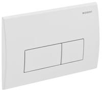 Geberit - 115.260.21.1 - Plaque de Déclenchement Kappa50 - Métallique - pour UP200 - Hauteur Réduite - Chromé Brillant